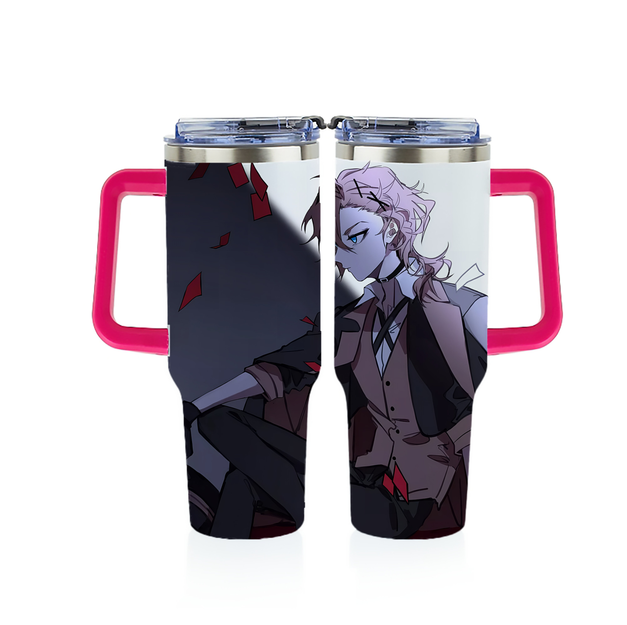 （画像用） 文豪ストレイドッグス Bungo Stray Dogs 1200ｍLフルプリント車用タンブラー